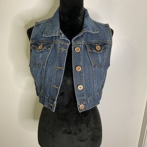 Highway Jeans Blue Denim Vest